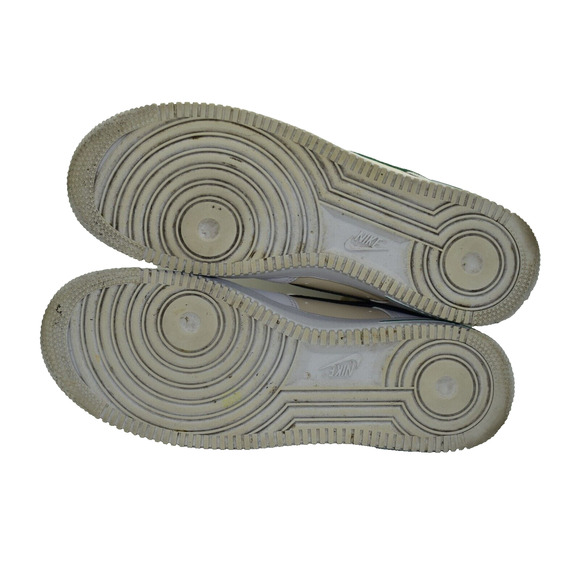 B5 Auth NIKE AIR FORCE 1 '07 LV8 EMB Wht/Malachite-Pearl Shoes DM0109-100 Size 9 - Picture 7 of 11